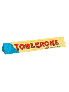 Swiss milk chocolate with salted caramelized almonds (14%)  with Honey and Almond Nougat (8%).