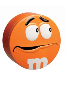 M&M'S chocolate lentils in a tin