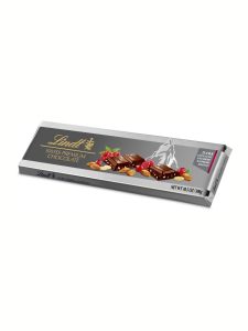 Lindt Silver Tablet Dark Berry Almond 300g