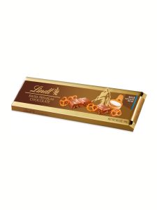 Lindt milk chocolate bar with Pretzel flavour 300g