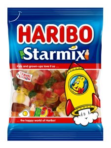 Fruit flavour, cola flavour and sweet foam gums.
