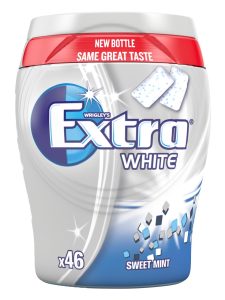 Wrigley Extra White Sweet Mint bottle