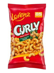 Lorenz Curly corn snack with peanuts