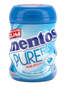 Mentos sugar free chewing gum with sweeteners and fresh mint flavour