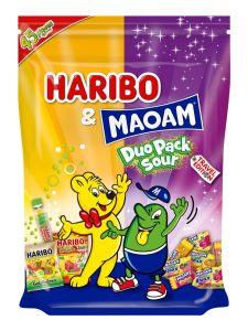 HARIBO & MAOAM DUO PACK SOUR mix of fruit gums and chewy sweets