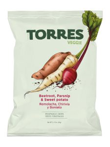 Patatas Fritas Torres veggie mix chips (beetroot, parsnip, sweet potato)