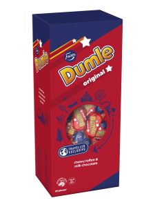 Fazer Dumle soft toffee covered with milk chocolate 420g