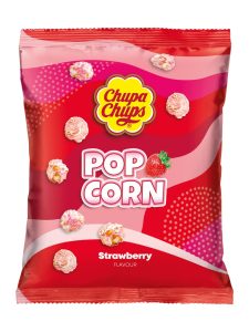 Chupa Chups strawberry flavored popcorn