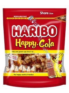 HARIBO Happy Cola fruit gum with cola flavor