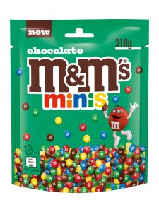 M&M'S Mini Choco milk chocolate lentils in a sugar shell