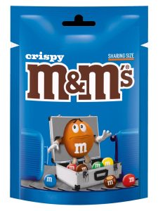 M&M’S Crispy milk chocolate with a rice centre in a sugar shell 187g