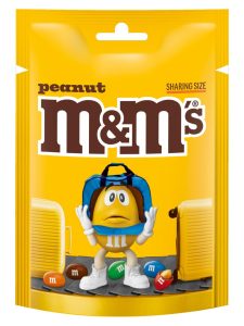 M&M's Peanut milk chocolate covered peanuts in a sugar shell 200g