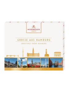 Niederegger marzipan with a Hamburg sleeve