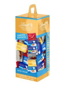 Lindt assorted Napolitains with salted caramel