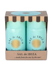Sal de Ibiza granit ceramic gift set with salt and organic pepper