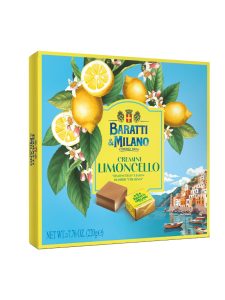 Baratti & Milano chocolates with lemon liqueur from Sorrento in a gift box