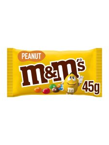 M&M'S peanuts in milk chocolate with sugar coating