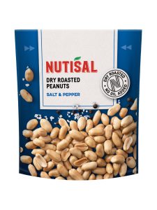 Nutisal dry roasted peanuts with salt and pepper