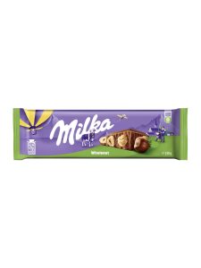 Milka Alpine milk chocolate tablet with whole hazelnut