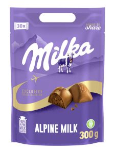 Milka Alpine milk chocolate pieces