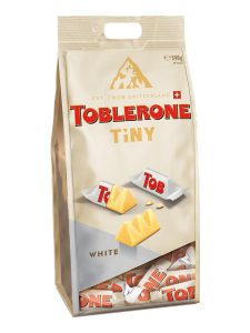 Toblerone Tiny white chocolate with honey and almond nougat