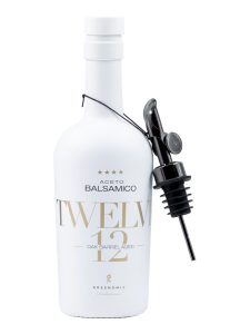 Greenomic Balsamic Vinegar in white ceramic look bottle
