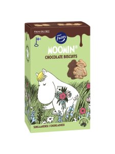 Fazer Moomin milk chocolate covered biscuits