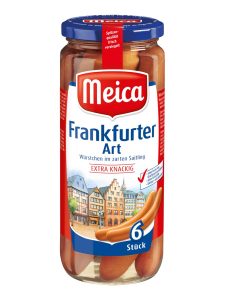 Meica Würstchen "Frankfurter Art"im zarten Saitling im Glas