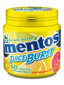 Mentos Gum Juice Burst Yellow