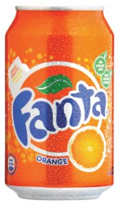 Fanta in tins