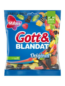 Confectionery mix with liquorice and fruit flavours