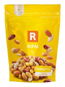 Mix with: Peanuts, pumpkin seeds, corn, chickpeas, peanut in shell, pistachio nuts, hazelnuts