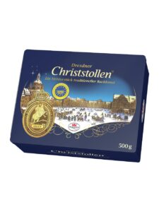 Dr. Quendt Dresdner Christmas stollen in a tin