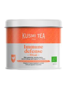 Kusmi Ritual Immune Defense with a vitamin-rich organic green tea in a tin