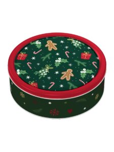 Kelsen Danish butter cookies in a tin with a nutcracker motif