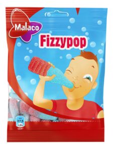Malaco Fizzy Pop sour fruit gum