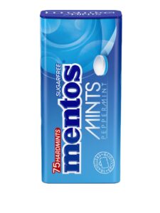 Mentos Clean Breath sugarfree peppermint pastilles with sweeteners