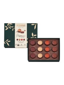 Neuhaus vegan pralines in a gift box