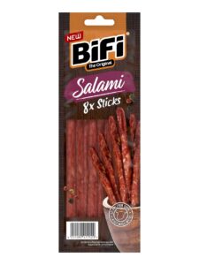 BiFi air-dried and cured mini pork salami