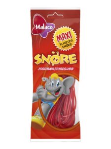 Malaco Snøre strawberry-flavored sweets