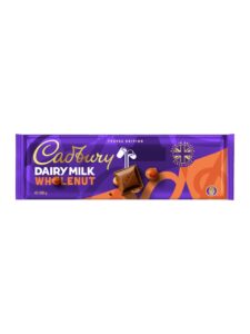 Cadbury milk chocolate bar with whole hazelnuts