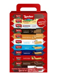 Loacker various types of wafers