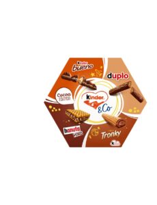 Kinder mix with Kinder Bueno, Hanuta Minis, Tronky, and Duplo