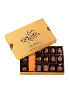 Godiva Gold Collection milk chocolate pralines