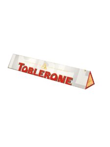 Toblerone white chocolate bar