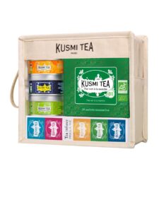 Kusmi travel set with different types of organic tea