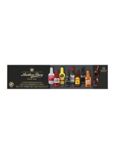 Anthon Berg chocolate bottles filled with spirits