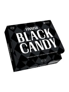 Fazer Finnish licorice and salt licorice mix in a black box