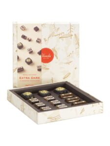 Venchi assorted chocolates in a box