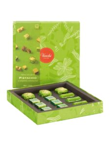 Venchi assorted chocolates in a box